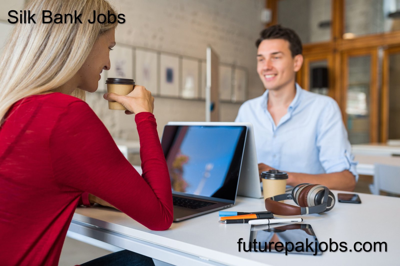 modern young people sitting table face face working laptop co working office 1 scaled