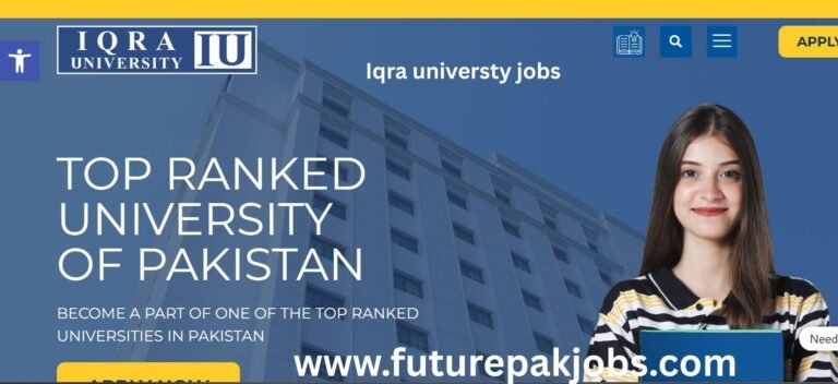 🏫 Iqra University Karachi Jobs.