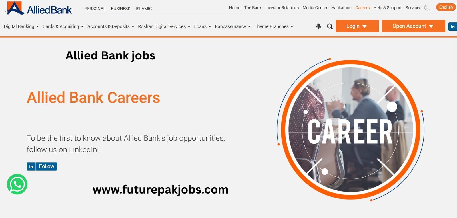 Latest Job Openings in Allied Bank (2025)